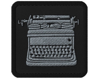 Typewriter Embroidered Patch