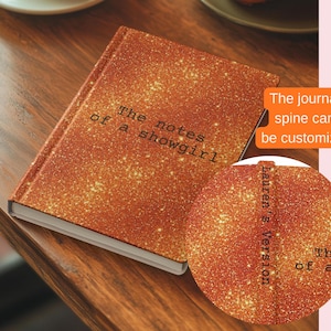 The notes of a showgirl custom | In My Showgirl Era Journal, Showgirl Notebook Gift For Women, Journal, Inspired Diary, To School Notebook