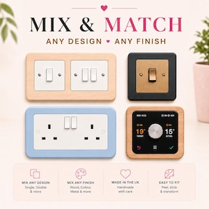 Wooden Socket Surround – A Beautiful Cover for Damaged Walls Around Sockets & Switches