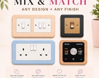 Mix and Match Socket and Thermostat Surrounds | Custom Designs at No Extra Cost