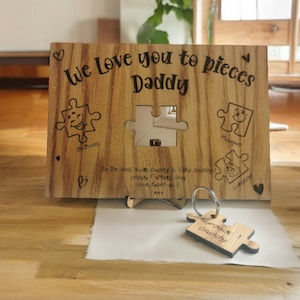 Wooden Anniversary, fathers day, mothers day, birthday card, bespoke wooden card, Personalized gift card, Unique keepsake card, Handcrafted