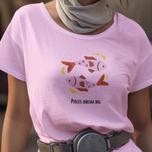 Pisces Zodiac Shirt, Pisces Astrology Tee, Pisces Horoscope Tee, Zodiac Gift, Astrology Fashion, Pisces Zodiac Design, Pisces Birthday