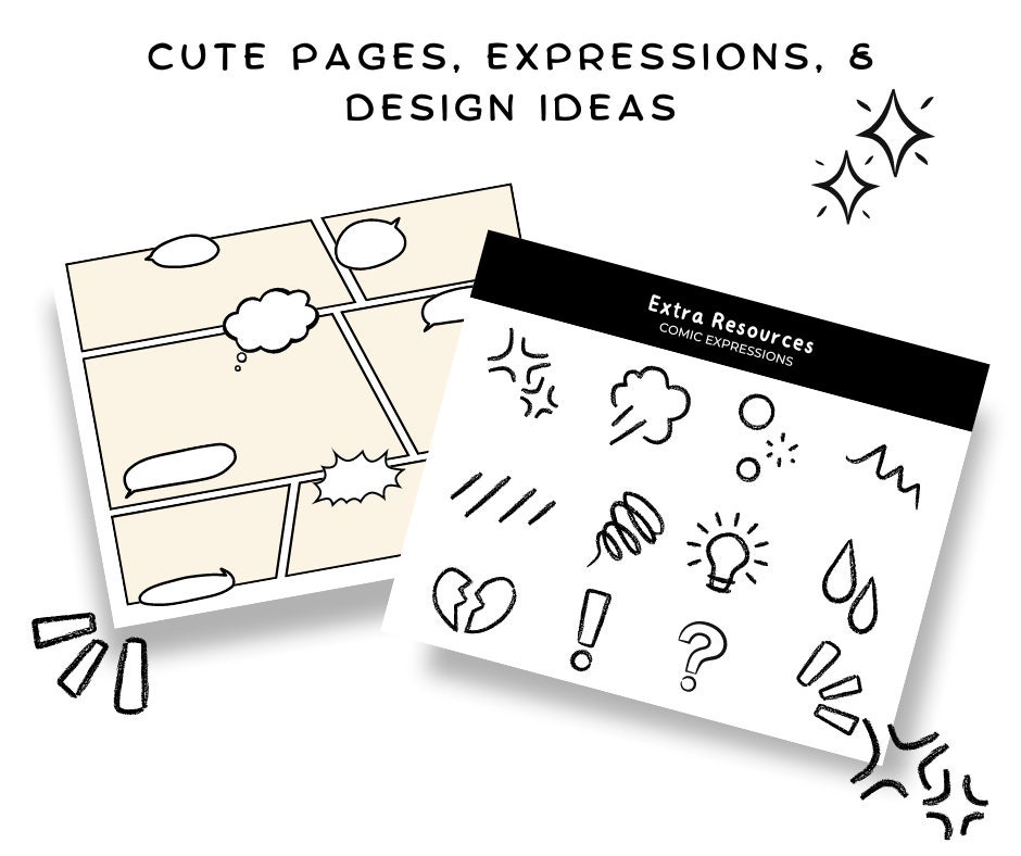 30 Printable Comic Book and Graphic Novel Pages Great for Teachers ...