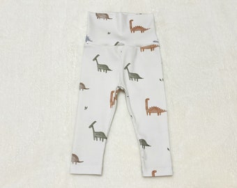 Rippjersey Leggings Dinosaurier