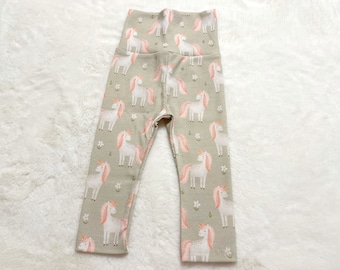 Rippjersey Leggings Einhorn