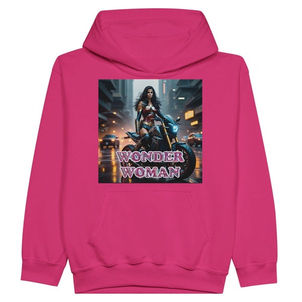 Classic Kids Wonderwoman Pullover Hoodie