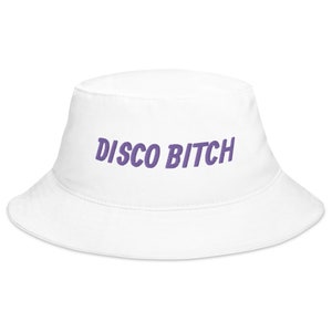 Disco Bitch Bucket Hat | Festival Bucket Hat | Rave Bucket Hat | Party Bucket Hat | Disco Bucket Hat | Rave Hat | Rave Gift | EDM DJ Hat