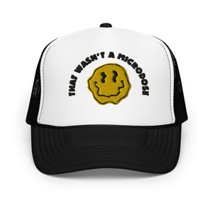 That Wasn&#39;t a Microdose Trucker Hat | Psychedelic Trucker Hat | Trippy Trucker Hat | Party Trucker Hat | Rave Trucker Hat