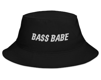 Bass Babe Bucket Hat | Festival Bucket Hat | Rave Bucket Hat | Party Bucket Hat | EDM DJ Bucket Hat | Rave Gift | Gift for Her