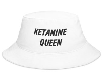 Ketamine Queen Bucket Hat | Ketamine Bucket Hat | Festival Bucket Hat | Rave Bucket Hat | EDM DJ Bucket Hat | Rave Gift | Party Bucket Hat