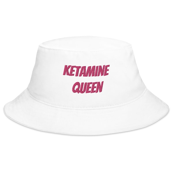 Ketamine Queen Bucket Hat | Ketamine Bucket Hat | Festival Bucket Hat | Rave Bucket Hat | EDM DJ Bucket Hat | Rave Gift | Party Bucket Hat