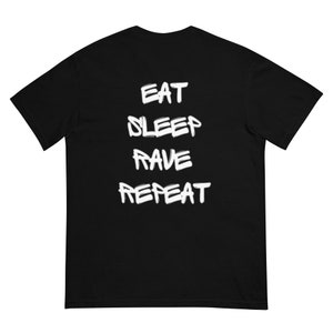 Eat Sleep Rave Repeat Top | EDM Festival Music Top | Men&#39;s Rave Top | Men&#39;s Festival Top
