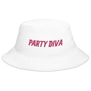 Party Diva Fischer-Hut | Rave Fischerhut | Festival Fischerhut | Eimer Hut | EDM DJ Eimer Hut | Rave Geschenk | Geschenk für Sie