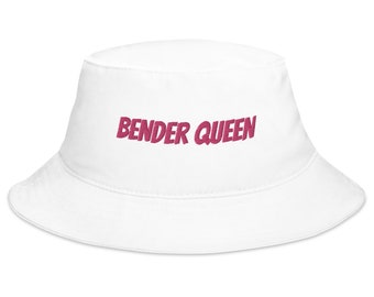 Bender Queen Bucket Hat | Festival Bucket Hat | Rave Bucket Hat | Party Bucket Hat | Bender Bucket Hat | Rave Gift | Gift for Raver