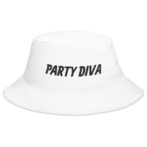 Party Diva Fischer-Hut | Rave Fischerhut | Festival Fischerhut | Eimer Hut | EDM DJ Eimer Hut | Rave Geschenk | Geschenk für Sie
