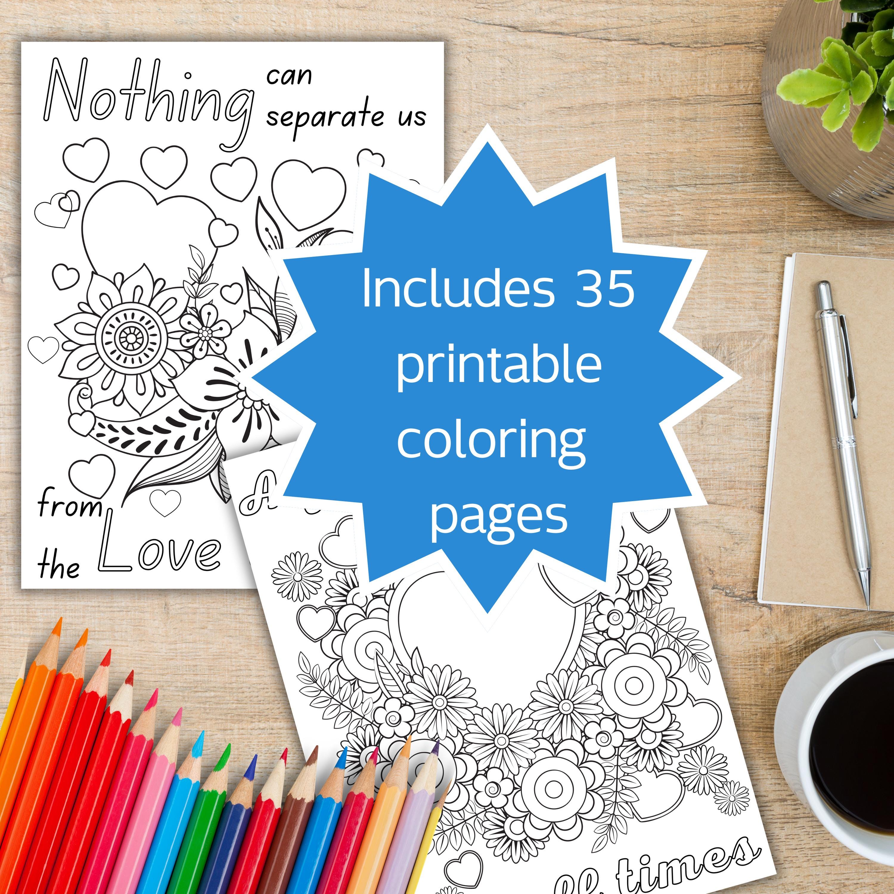 Christian Adult Coloring Pages With Bible Verse Printable Coloring