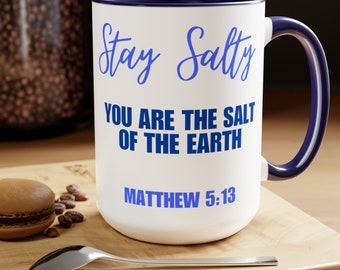 Christian Coffee Mug with Bible Verse Gift Custom Coffee Cup Christian Gift for Him Faith Based Coffee Mug Religious Gift for Coffee Lover