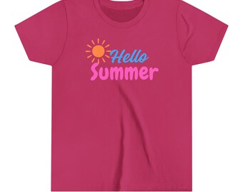 Hello Summer-kinderT-shirt: T-shirt met print, shirt strandvakantie
