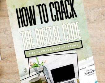 E-bok om idéer för sidoinkomst: Guide till passiv inkomst med PLR-rättigheter (Canva-mall)