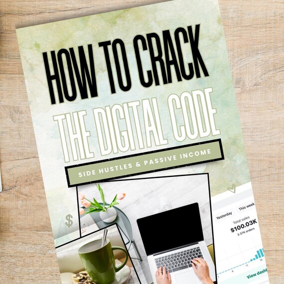 Side Hustle Ideas eBook: Passive Income Guide with PLR Rights (Canva Template)