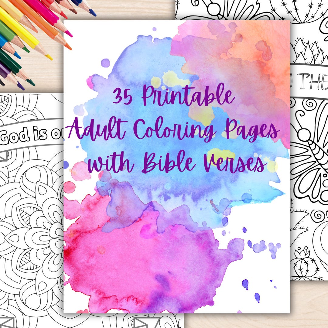Christian Adult Coloring Pages With Bible Verse Printable Coloring