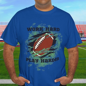 Football T shirt for Boys Sports Tee for Football Coach Tshirt for Footall Gear Sports Shirt