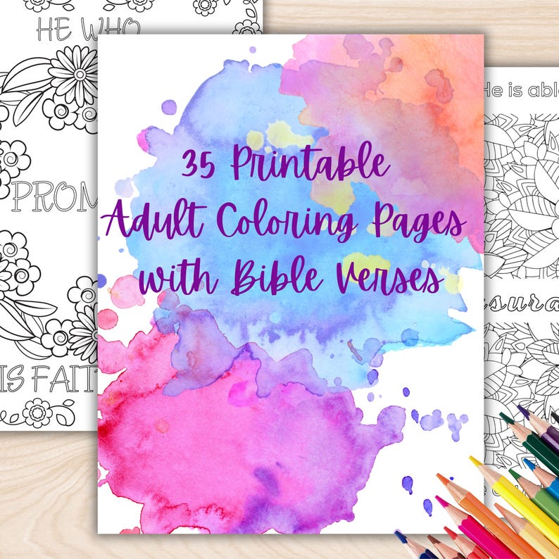 Christian Adult Coloring Pages With Bible Verse Printable Coloring ...