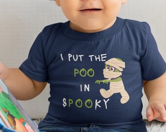 I Put the Poo in Spooky Toddler Shirt | Halloween Baby | Baby First Halloween | Baby Halloween Shirt | Toddler Halloween Shirt | Boy or Girl