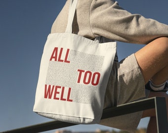 Tragetasche "all too well" mit kompletten Lyrics - Taylor - TheSwiftShopDE - Jutebeutel - Switft - Geschenk - Merch