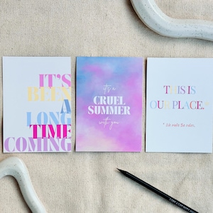 Cartes postales « Collection Eras » – Mix and Match – Taylor – Cartes – TheSwiftShop