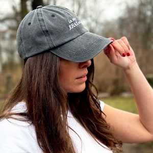 Cap in my ERAS era washed dad cap Taylor dunkelgrau low profile baseballcap TheSwiftShopDE Tour Outfit Switft Geschenk Bild 7