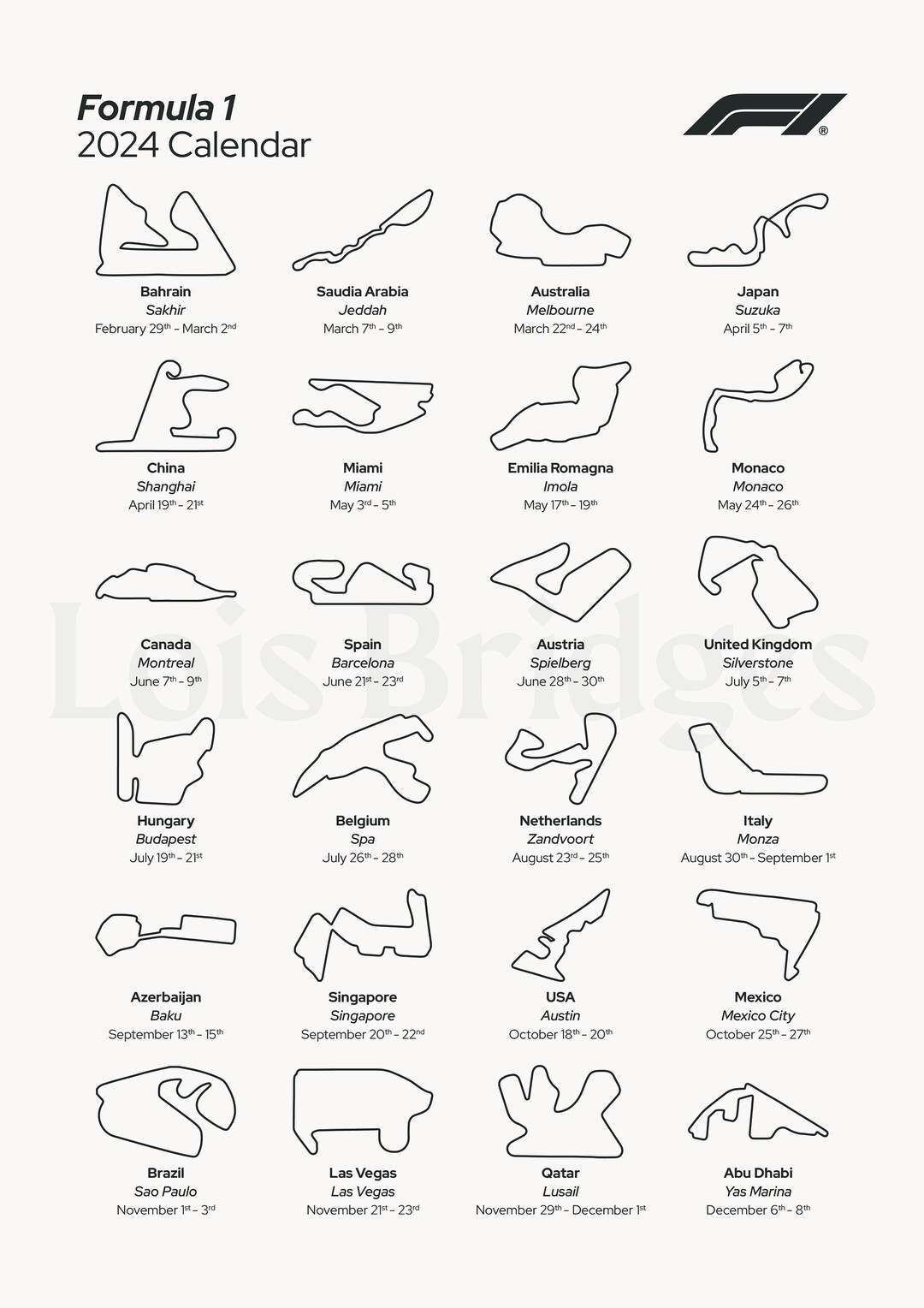 formula-1-2024-season-track-calendar-etsy