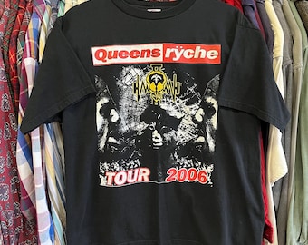 Tee-shirt vintage Queensryche Heavy Metal Band 2006 Tour - Sz XL
