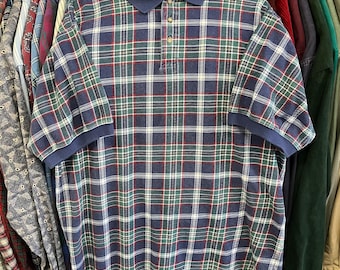 Vintage 90’s Striped Rugby Shirt- Sz Lg