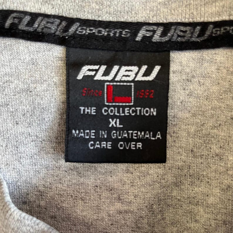 Vintage 90’s “FUBU” Urban Streetwear Tee- Sz 2XL image 4