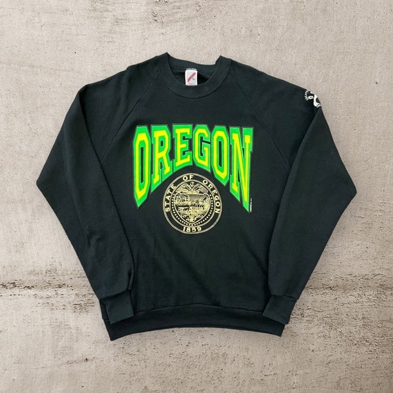 Vintage 80s/90s Oregon Crewneck Sweatshirt— Sz XL - image 1