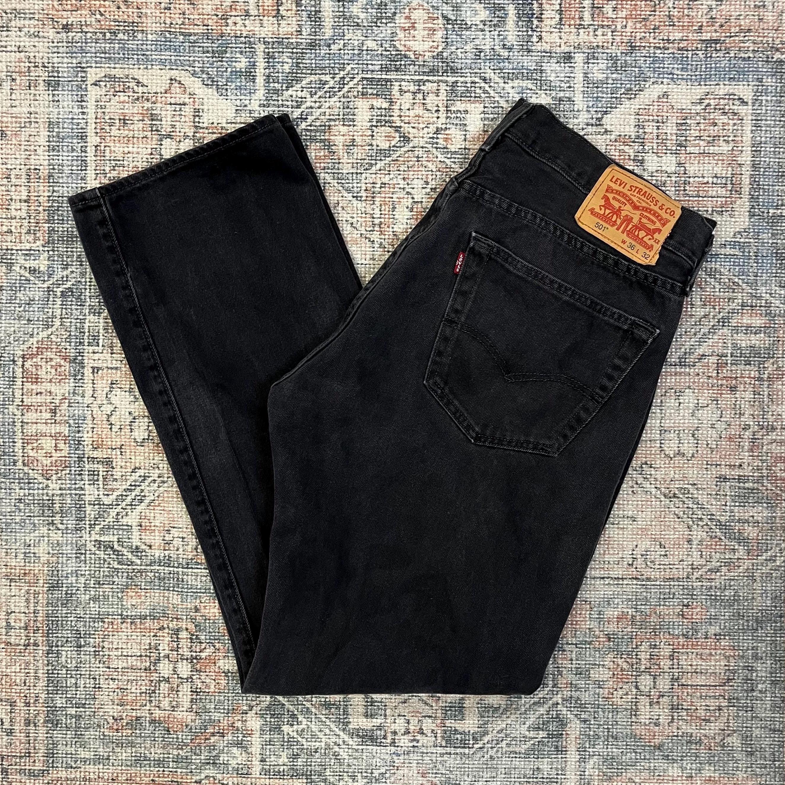 パンツ VINTAGE LEVIS BLACK 501 USA製 90s Levi's 501 Black Denim Pants リーバイス 501
