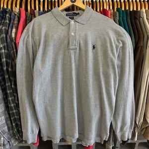 Vintage Polo Ralph Lauren Henley Shirt- Sz XL