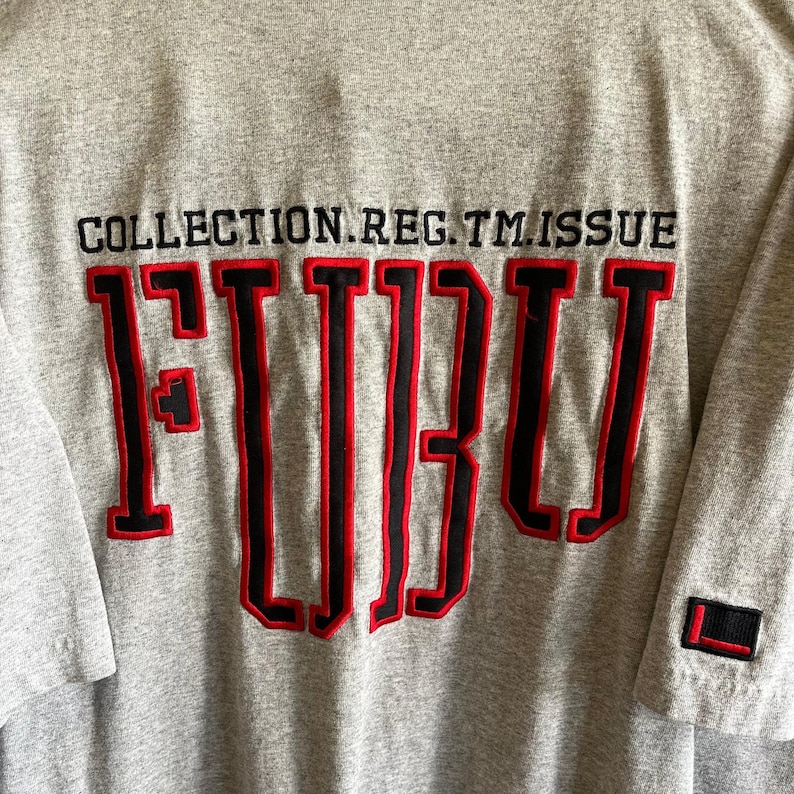 Vintage 90’s “FUBU” Urban Streetwear Tee- Sz 2XL image 2
