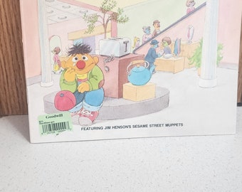 Ernie Gets Lost, Sesame Street, vintage, occasion, livre pour enfants