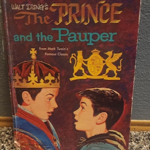 Walt Disney&#39;s The Prince and the Pauper, Mark Twain, Vintage, 1962