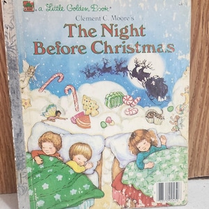 The Night Before Christmas, Golden Book, Children&#39;s, Vintage, Used