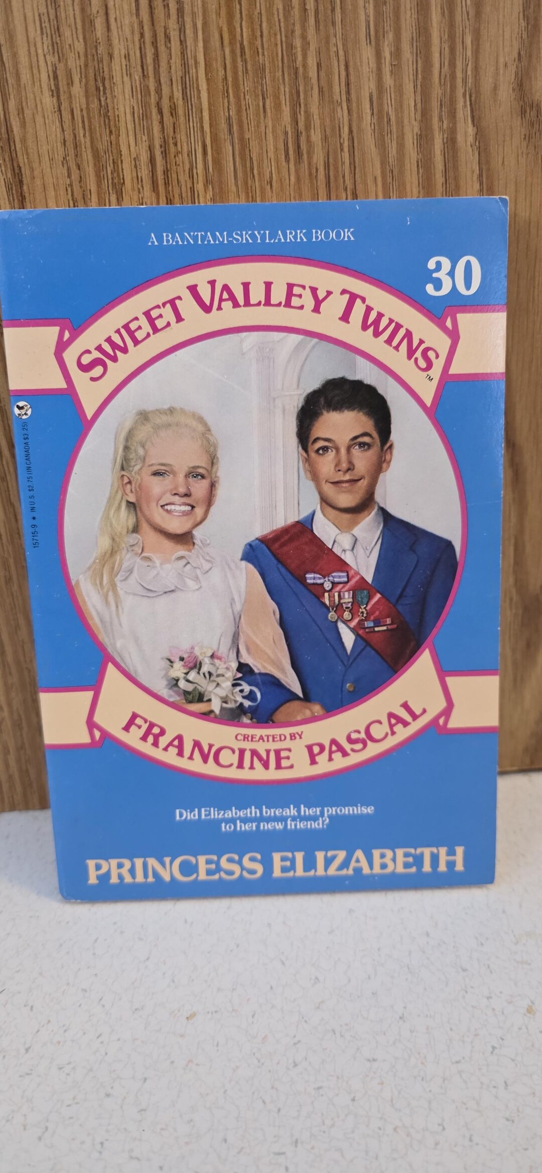 Sweet Valley Twins, Francine Pascal, Princess Elizabeth 30, First