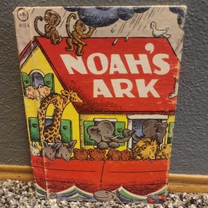 Noah&#39;s Ark, Vintage, Children&#39;s Book, 1946