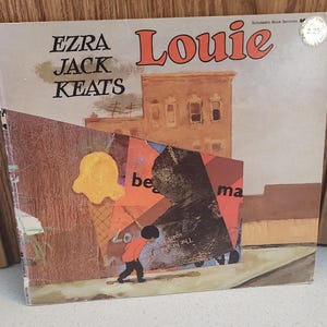 Louie, Ezra Jack Keats, Children&#39;s, Vintage, Used, Scholastic, 1975, Paperback