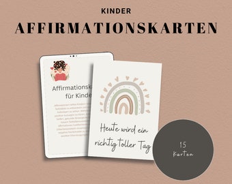 Affirmation cards for kids