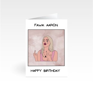 Fawk Aaron | Carte faite main | Cadeau pour lui | cadeau pour elle | Amour des îles