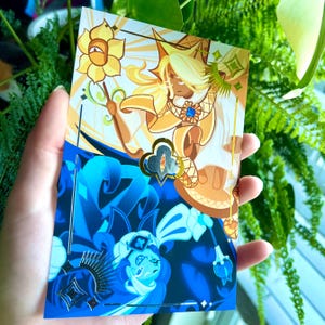 Pure Vanilla/Shadow Milk | Metallic Art Print