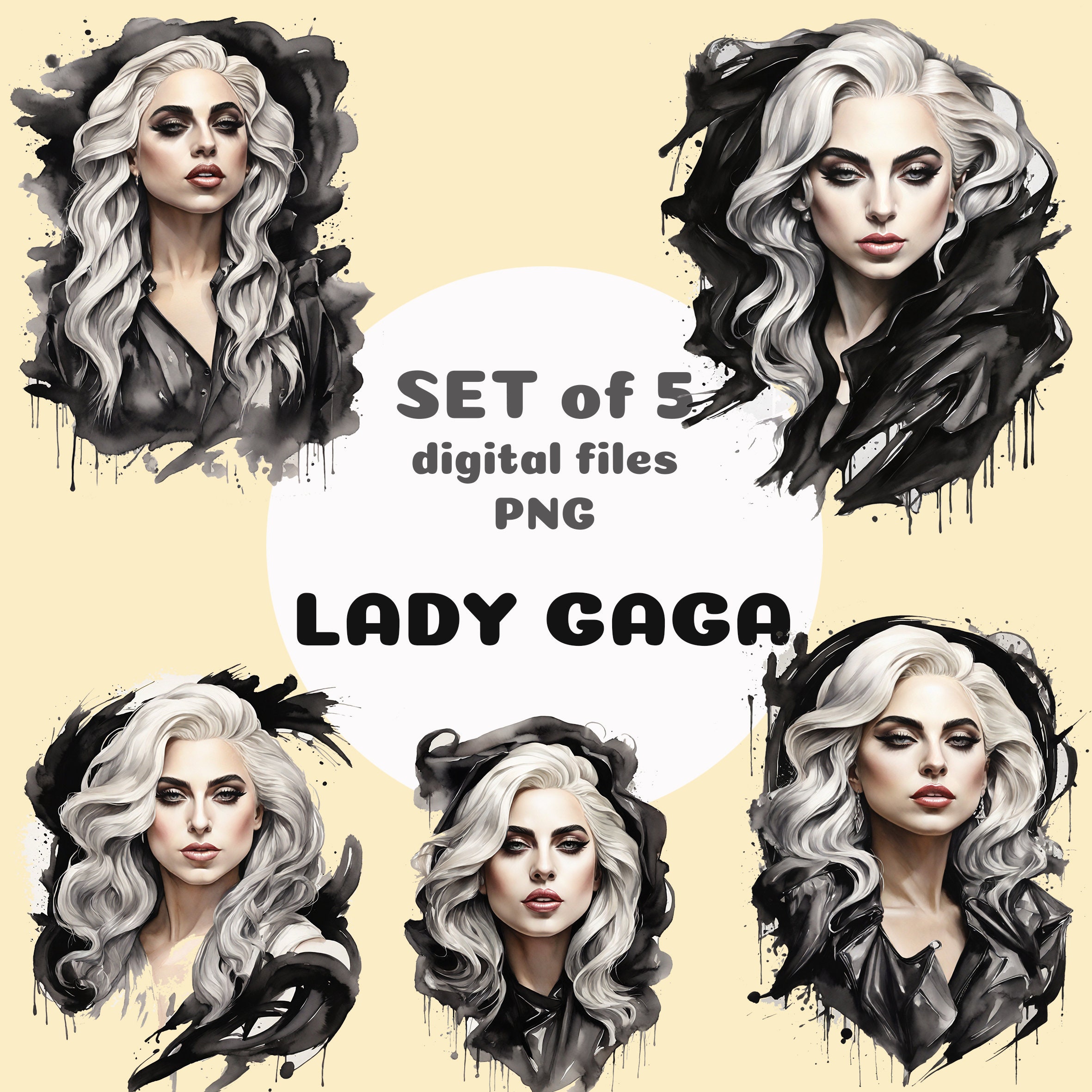 Lady gaga Sticker pack - Cloud