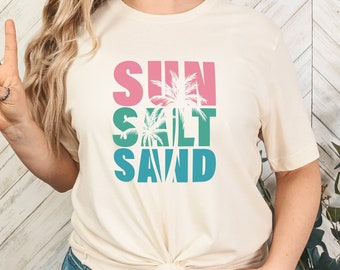 Sun Salt Sand Svg Png, Summer Svg Png, Beach Shirt, Vacation Svg Png, Beach Vibes, Summer Vibes, Digital Download